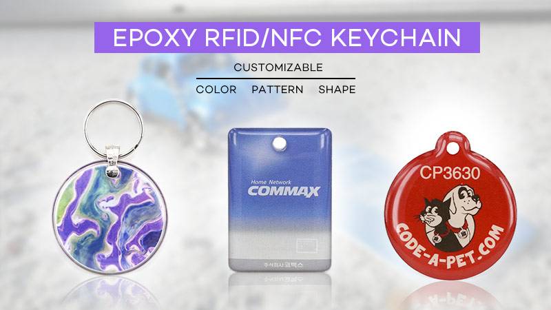 EPOXY RFID keychain