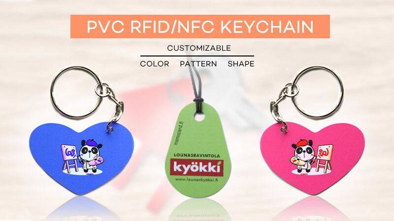 PVC NFC keychain